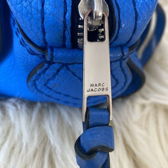 Marc Jacobs Mini Cruiser Pebbled Leather Satchel missing removable strap Classic - Picture 8 of 8